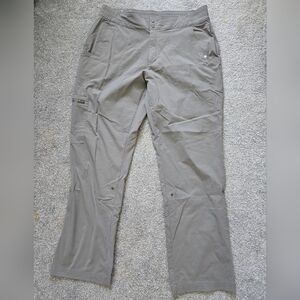 Columbia, Gray Utility Travel/Hiking Pants, Size 16
